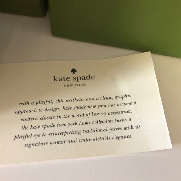 2 Black & Gold This is Life Kate Spade coffee mugs - Picture 3 of 6